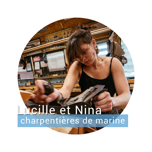 Lucille et Nina, charpentières de marine