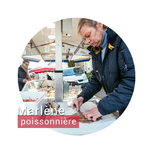 Marlène, poissonnière