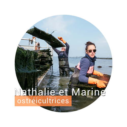 Nathalie et Marine, ostréicultrices